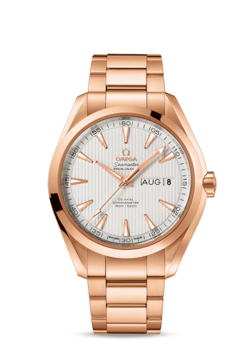 Omega Seamaster Aqua Terra 150M Co-Axial 43 Annual Calendar Red Gold / Silver / Bracelet